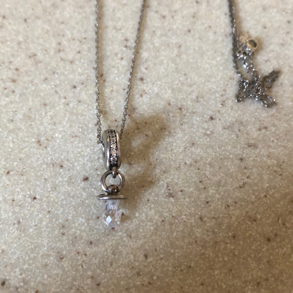 Pandora pacifier necklace